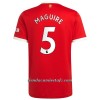 Camiseta de fútbol Manchester United Harry Maguire 5 Primera Equipación 2021/22 - Hombre